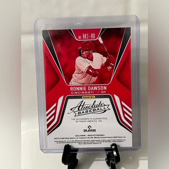 2022 Panini Absolute Ronnie Dawson Rookie Ink Auto Card #AKI-RD #13/75 - Mint - Picture 2 of 2